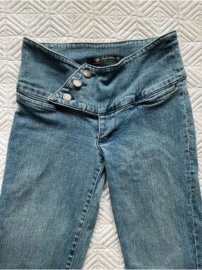 Vintage Y2K Serfontaine Wide Belt Buckle Jeans